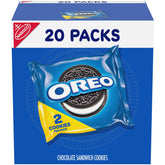 Oreo Chocolate Sandwich Cookies - Snack Packs - 15.6oz.20ct