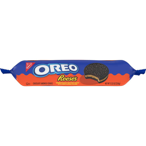 Oreo Reese's Peanut Buttery Creme Chocolate Sandwich Cookies - 12.35oz