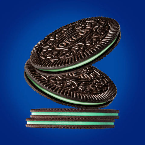 Oreo Thins Mint Creme Chocolate Sandwich Cookies Family Size - 11.78oz
