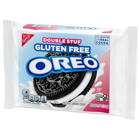 Oreo Double Stuf Gluten Free Chocolate Sandwich Cookies - 12.47oz