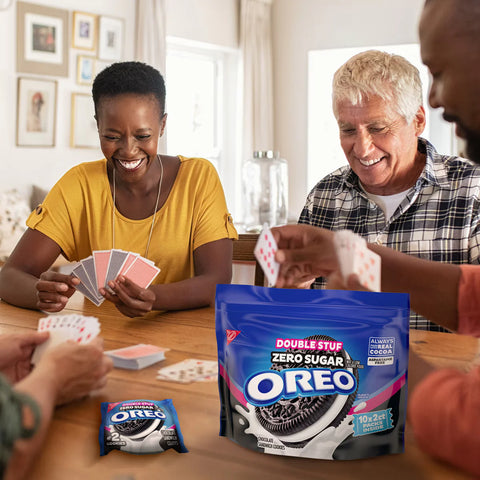 Oreo Double Stuf Zero Sugar Chocolate Sandwich Cookies - 10.3oz