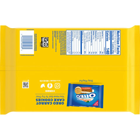Oreo Lemon Creme Sandwich Cookies Family Size - 18.71oz
