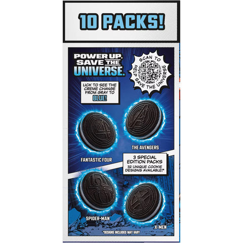 MARVEL OREO Stuf of Legends Cookies Special Edition Snack Packs - 10ct