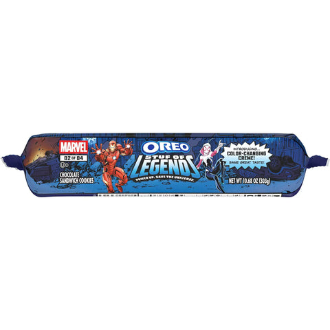 MARVEL OREO Stuf of Legends Chocolate Sandwich Cookies Special Edition - 10.68oz