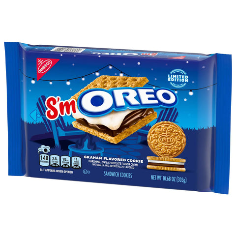 Oreo Graham Flavored Sm'Oreo Cookies - 10.68oz