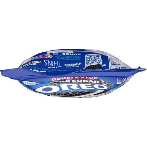 Oreo Double Stuf Zero Sugar Chocolate Sandwich Cookies - 10.3oz