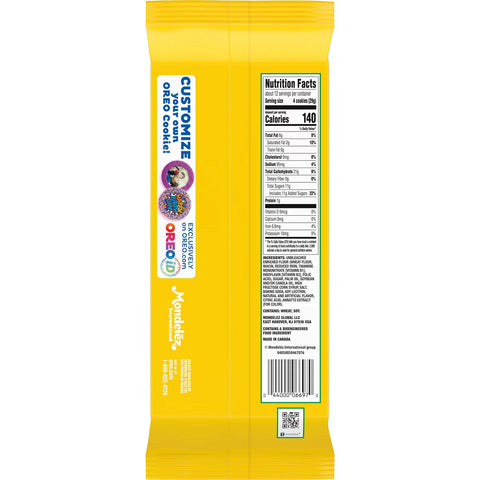 Oreo Thins Lemon Creme Sandwich Cookies Family Size - 11.78oz