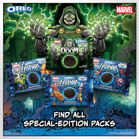 Marvel Oreo Stuf of Doom Chocolate Sandwich Cookies - Special Edition - 10.68oz