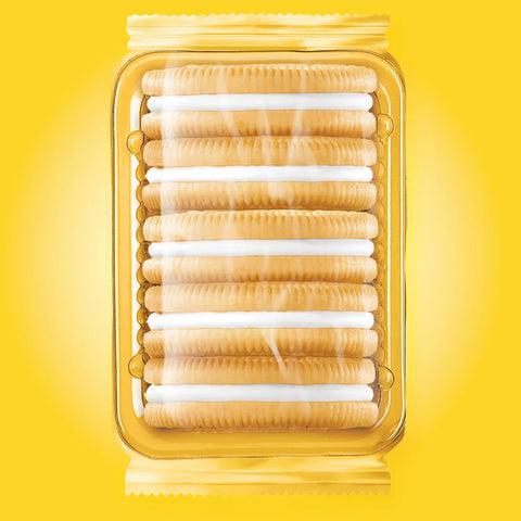 Oreo Fresh Stacks Golden Sandwich Cookies Travel Snacks - 8.05oz