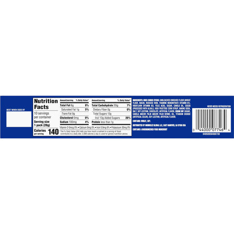 Oreo Handi Snacks Cookie Sticks 'N Creme Dip Snack Packs - 10oz/10ct