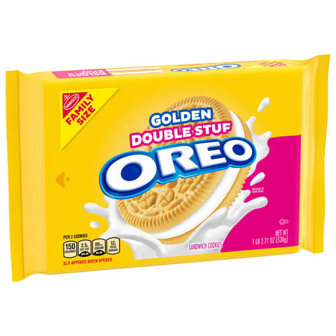 Oreo Golden Double Stuf Cookies