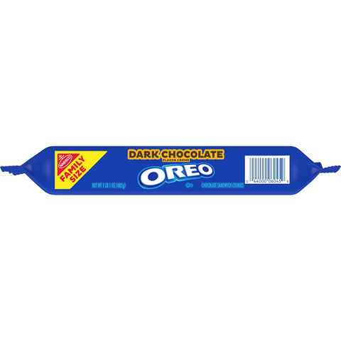 Oreo Dark Chocolate Creme Chocolate Sandwich Cookies Family Size - 17oz