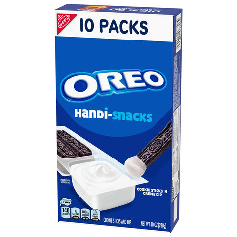 Oreo Handi Snacks Cookie Sticks 'N Creme Dip Snack Packs - 10oz/10ct