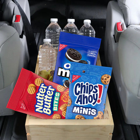 OREO Mini Cookies, CHIPS AHOY! Mini Cookies, Nutter Butter Bites & RITZ Bits Cheese Crackers Variety Pack - 45oz/15ct