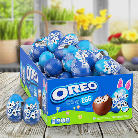 Oreo Creme Filled Chocolate Candy Easter Egg - 1.09oz