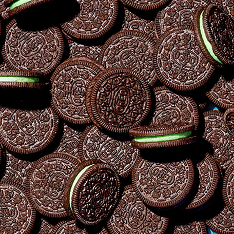 Oreo Mint Creme Chocolate Sandwich Cookies Family Size - 18.71oz