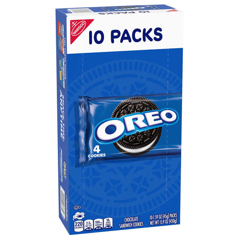 Oreo Chocolate Sandwich Cookies Snack Pack - 15.9oz/10ct