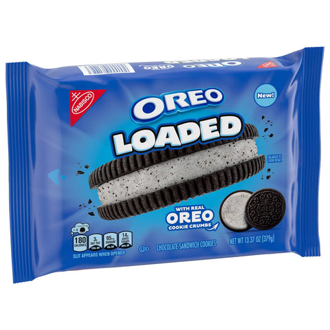 Oreo Loaded Chocolate Sandwich Cookies - 13.37oz