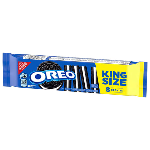 Oreo King Size Chocolate Sandwich Cookies - 3.22oz